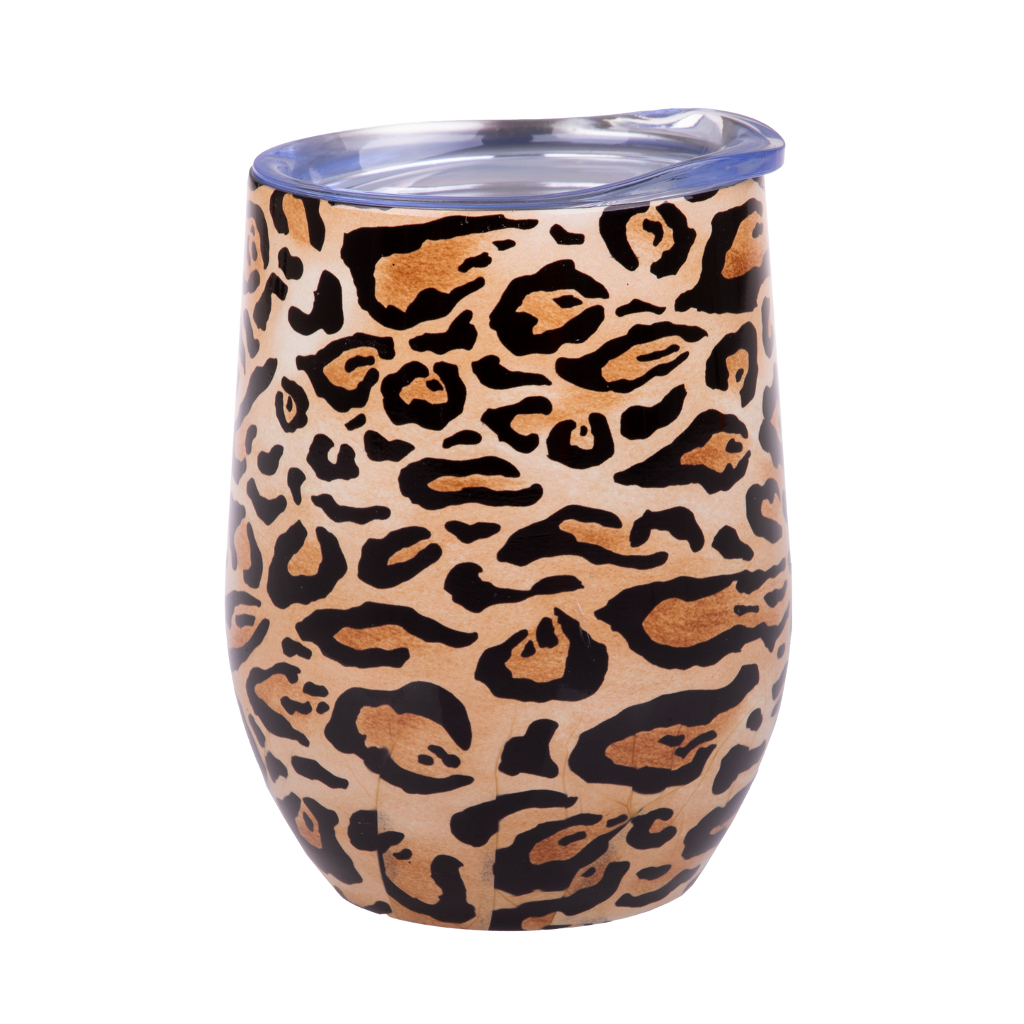Oasis stainless Steel double wall Insulated wine Tumbler 330ml Leopard