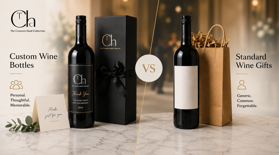 Custom Wine Bottles vs Standard Wine Gifts: What Australians Prefer