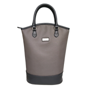 Sachi Insulated Two Bottle Wine Tote - Taupe