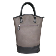 Sachi Insulated Two Bottle Wine Tote - Taupe