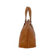 Sachi Insulated Wine Purse - Brown Faux Leather