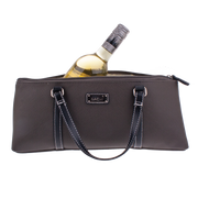 Sachi Insulated Wine Purse - Charcoal