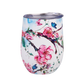 Oasis stainless Steel double wall Insulated wine Tumbler 330ml Spring Blossom